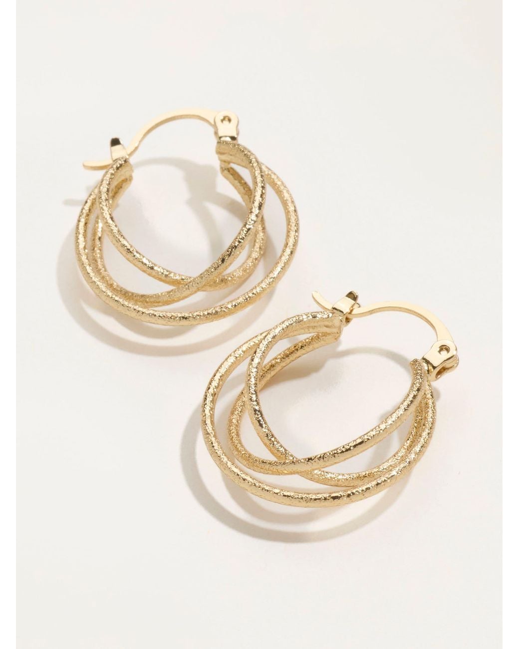 FatFace Natural Fatface Tone Multi Hoop Earrings