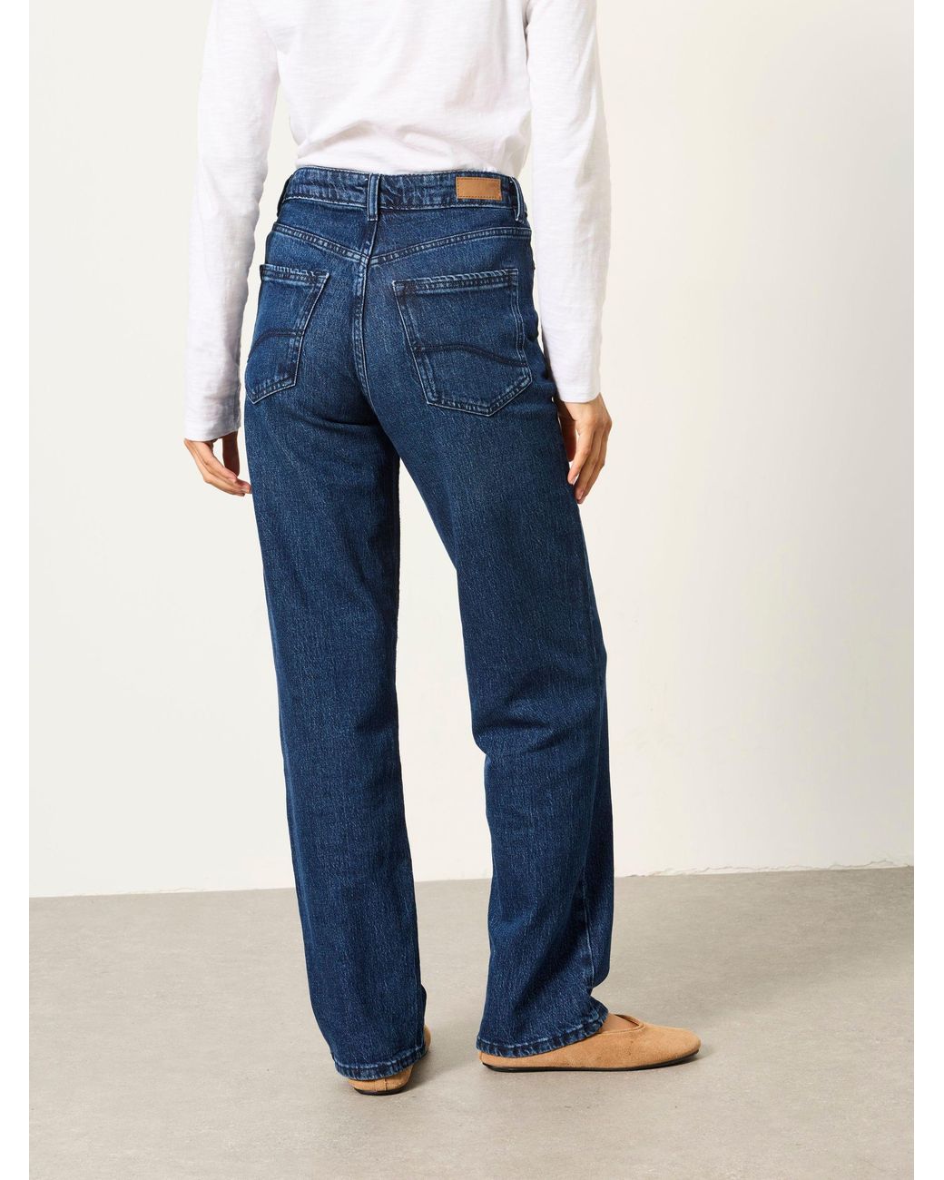 FatFace Blue Filby Relaxed Straight Jeans