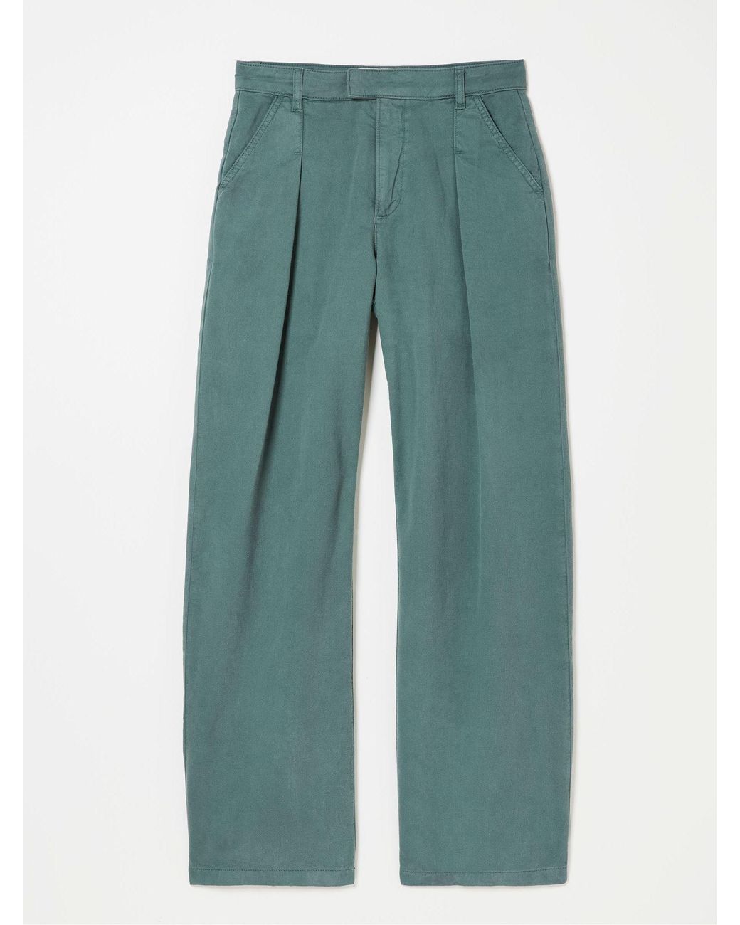 FatFace Blue Saffron Wide Leg Trousers