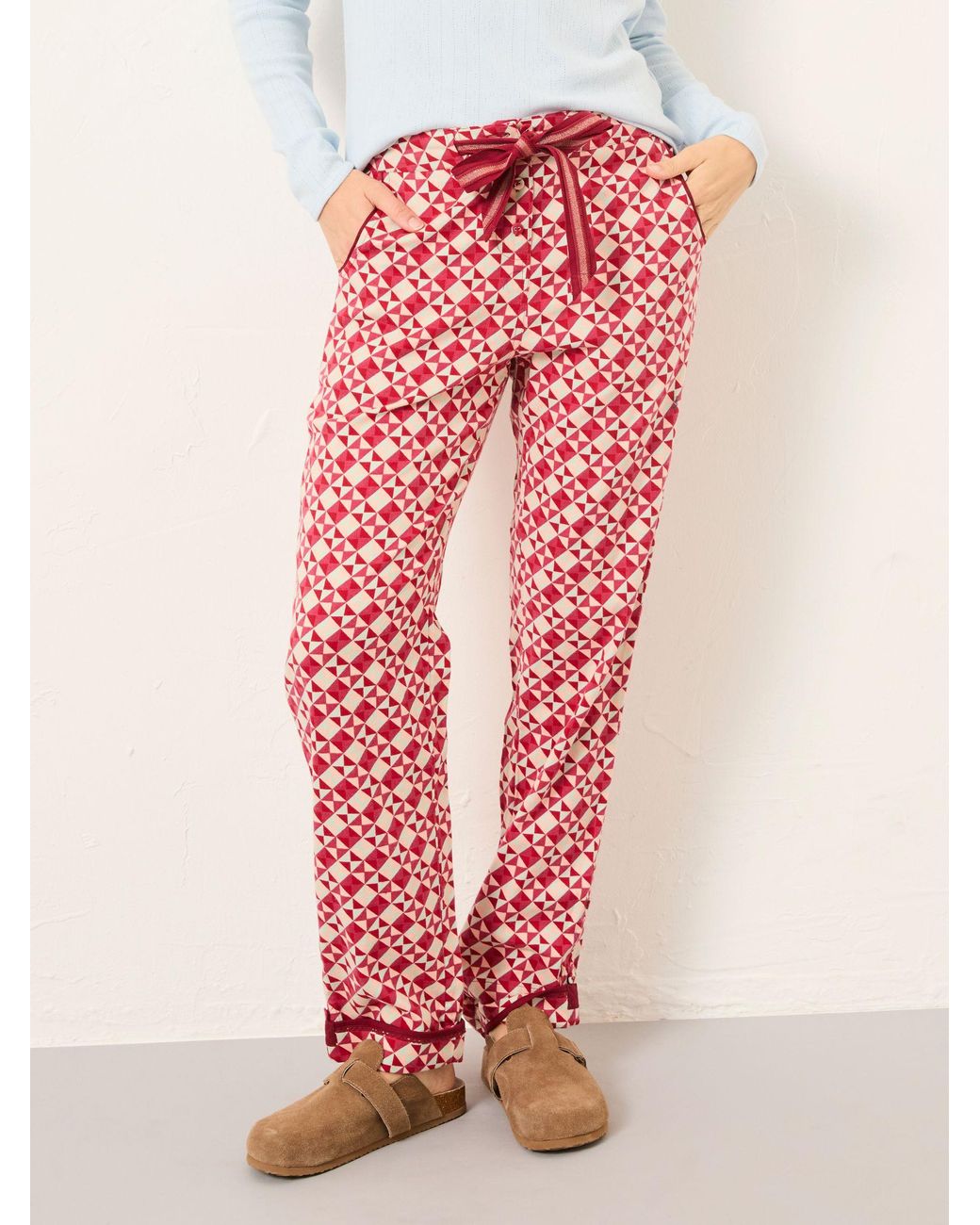 FatFace Pink Eva Pyjama Bottoms