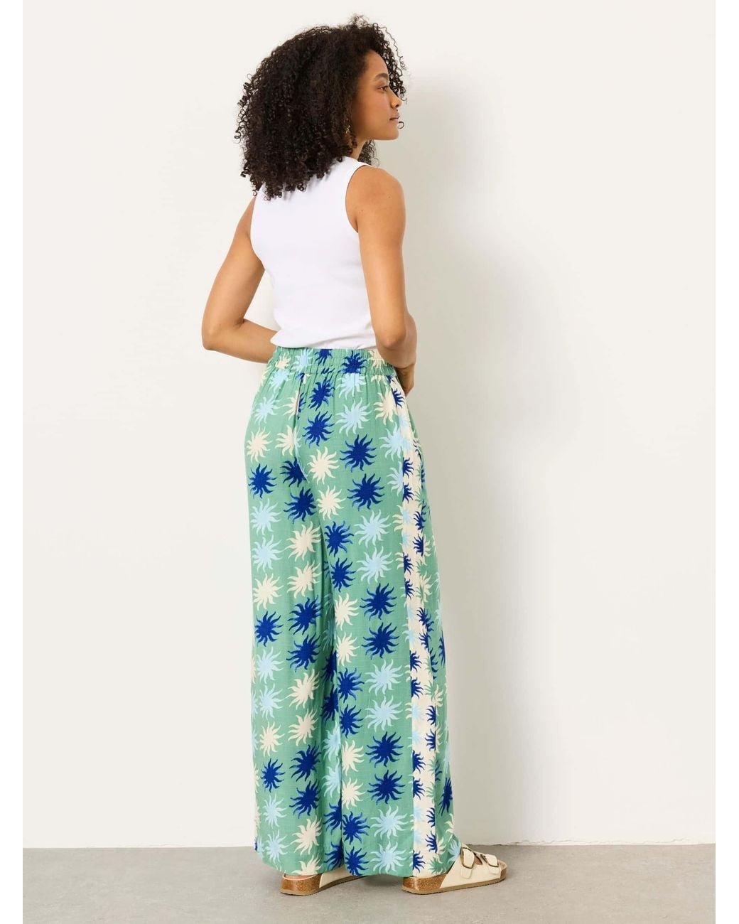 FatFace Blue Melissa Palazzo Trousers