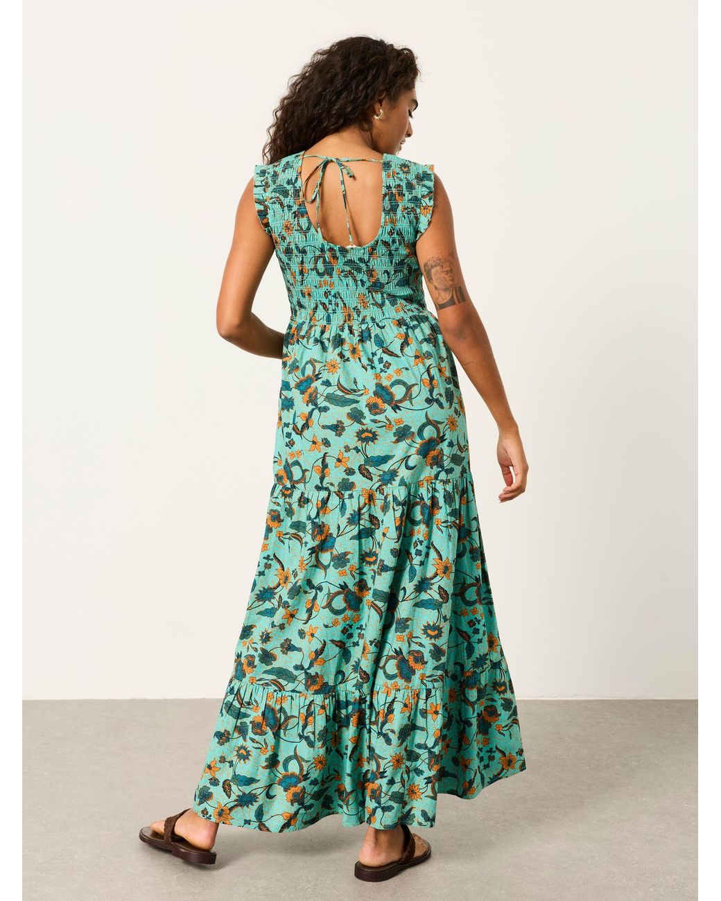 FatFace Blue Anais Petite Maxi Dress