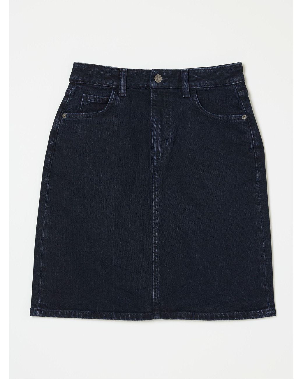 FatFace Blue Hattie Denim Skirt