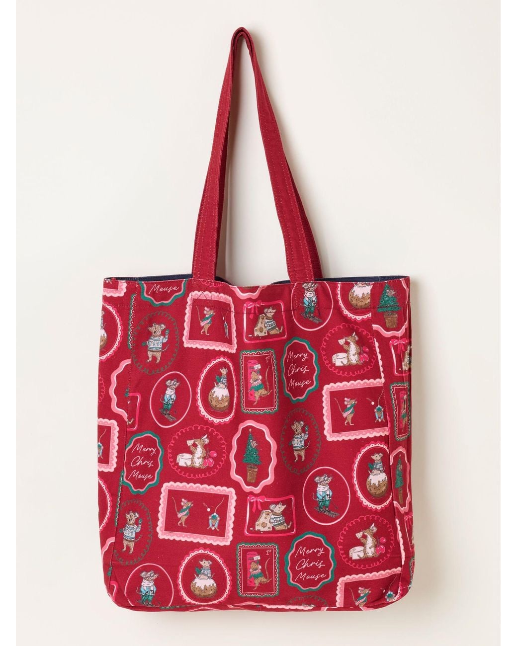 FatFace Blue Fatface Shelter Reversible Tote Bag