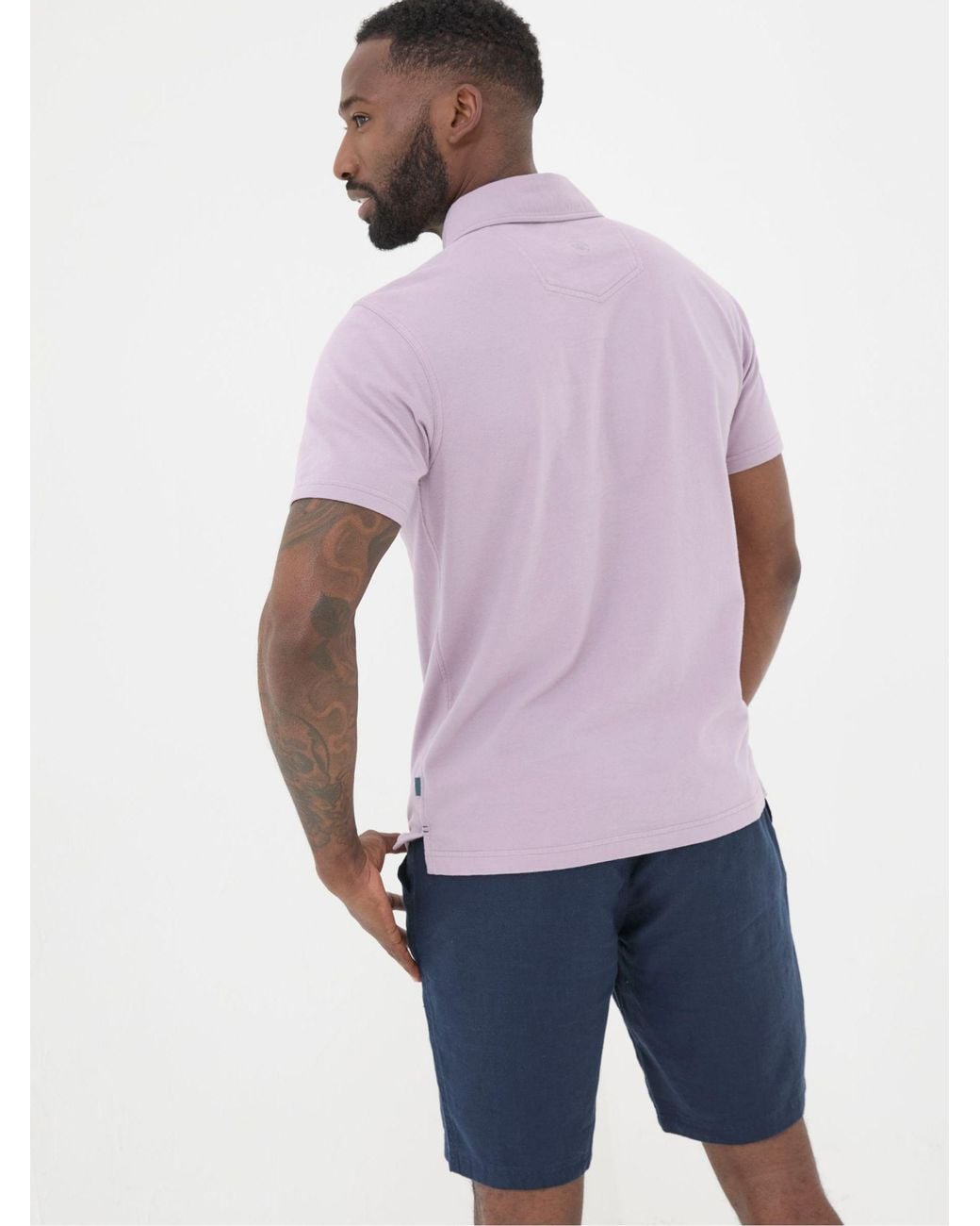 FatFace Purple Perranporth Polo Shirt for men