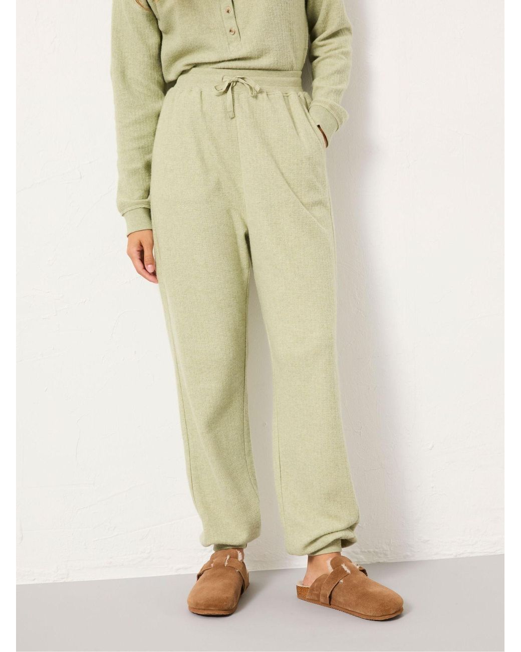 FatFace Natural Cuffed Lounge Bottoms