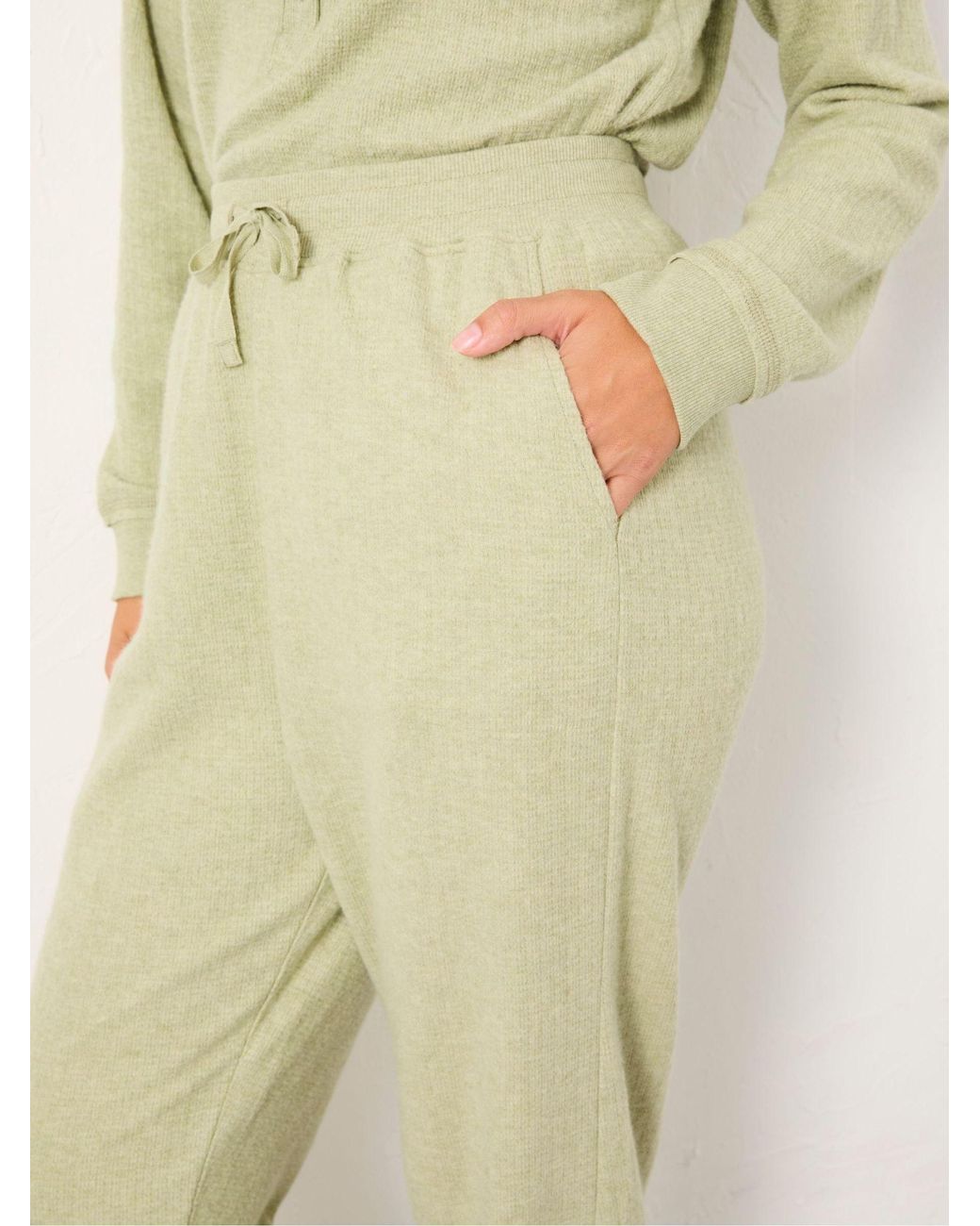 FatFace Natural Cuffed Lounge Bottoms