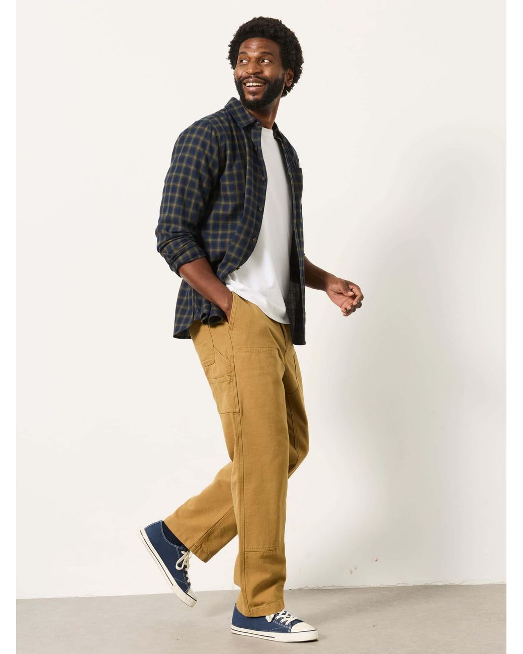 FatFace Natural Paignton Carpenter Trousers for men