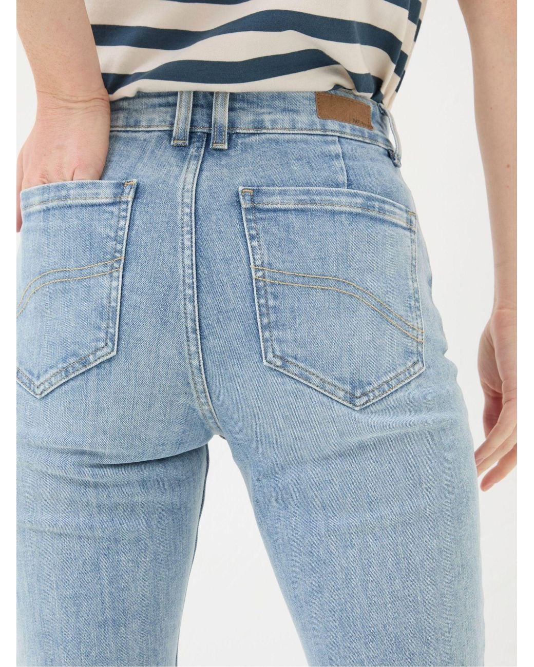 FatFace Blue Fly Flare Jeans