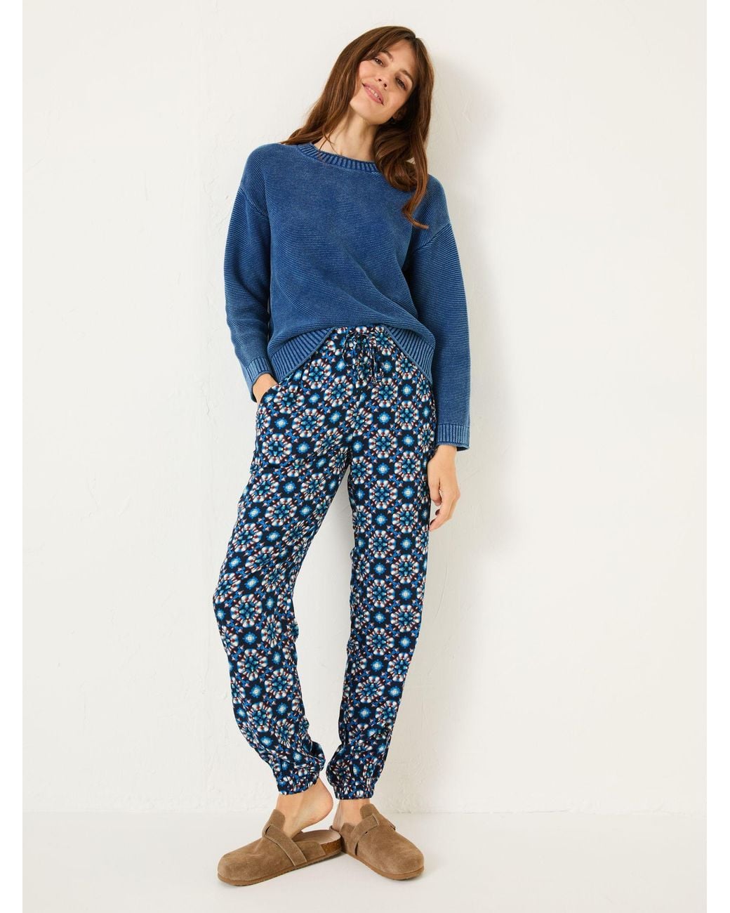 FatFace Blue Lyme Cuffed Jogger