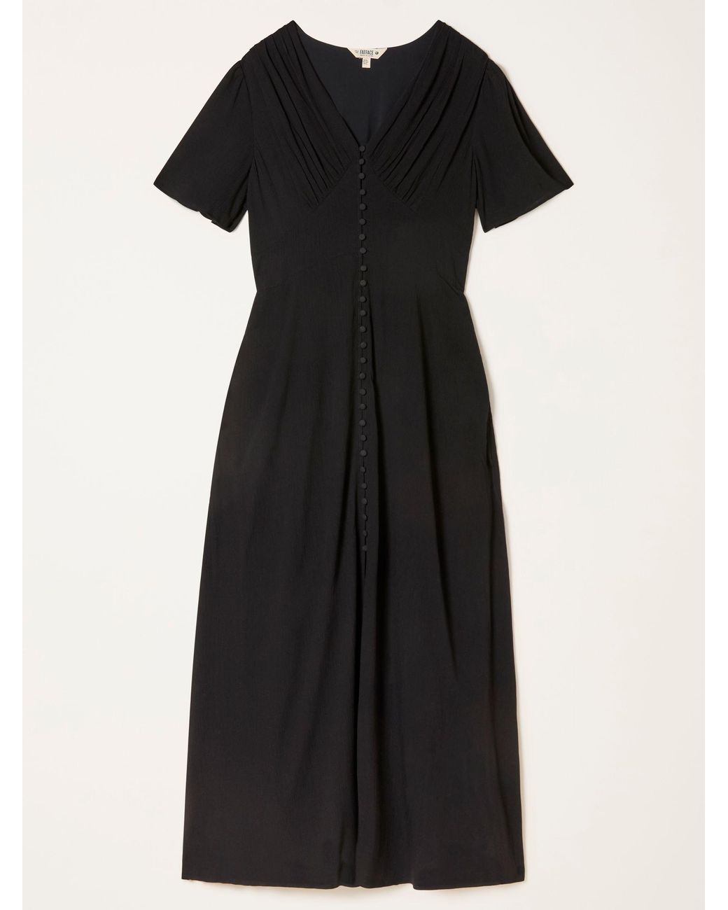 FatFace Black Fatface Livvy Regular Midi Dress