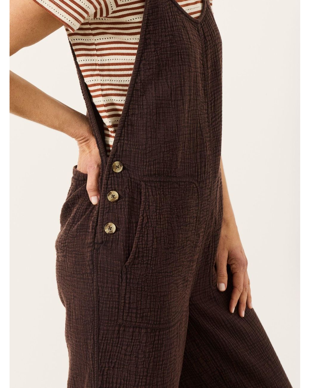 FatFace Natural Raffles Jumpsuit