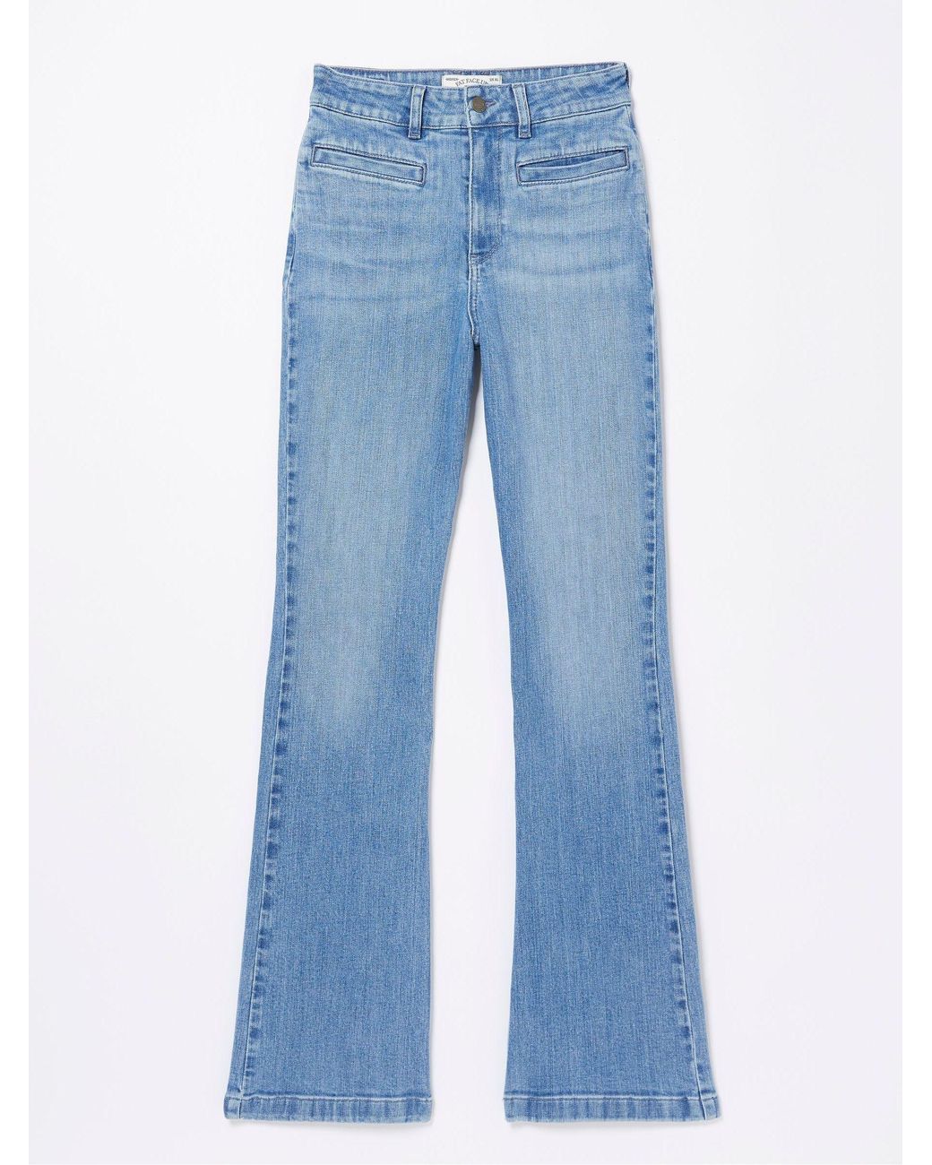 FatFace Blue Fly Flare Jeans