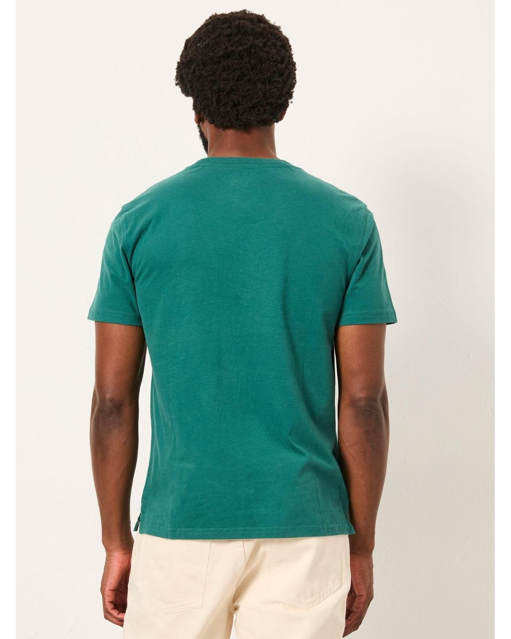 FatFace Green Lulworth Short Sleeve T-Shirt for men
