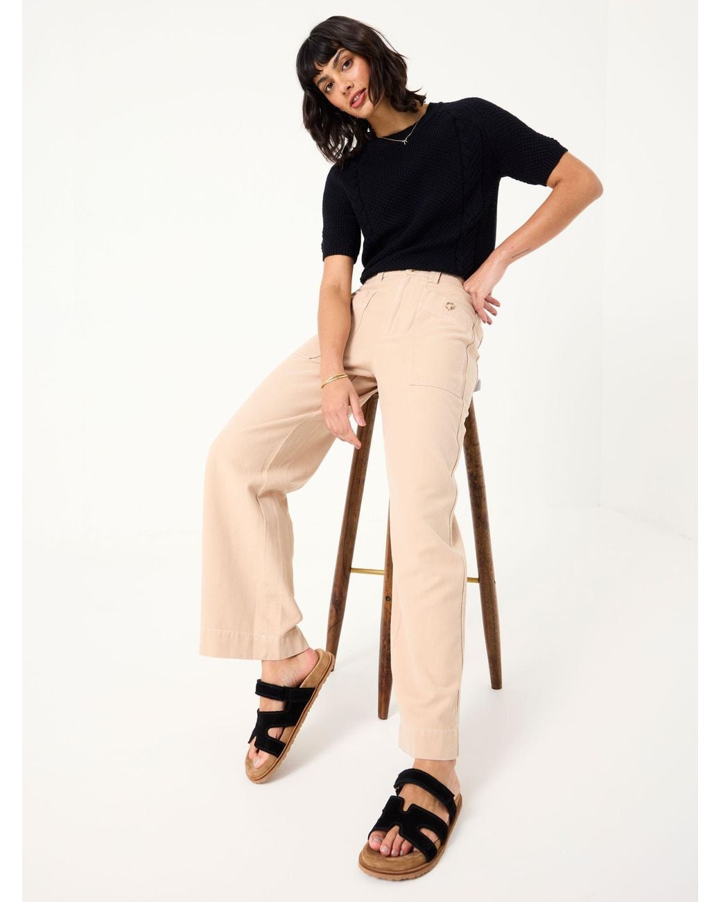 FatFace Multicolor Eden Wide Leg Trousers
