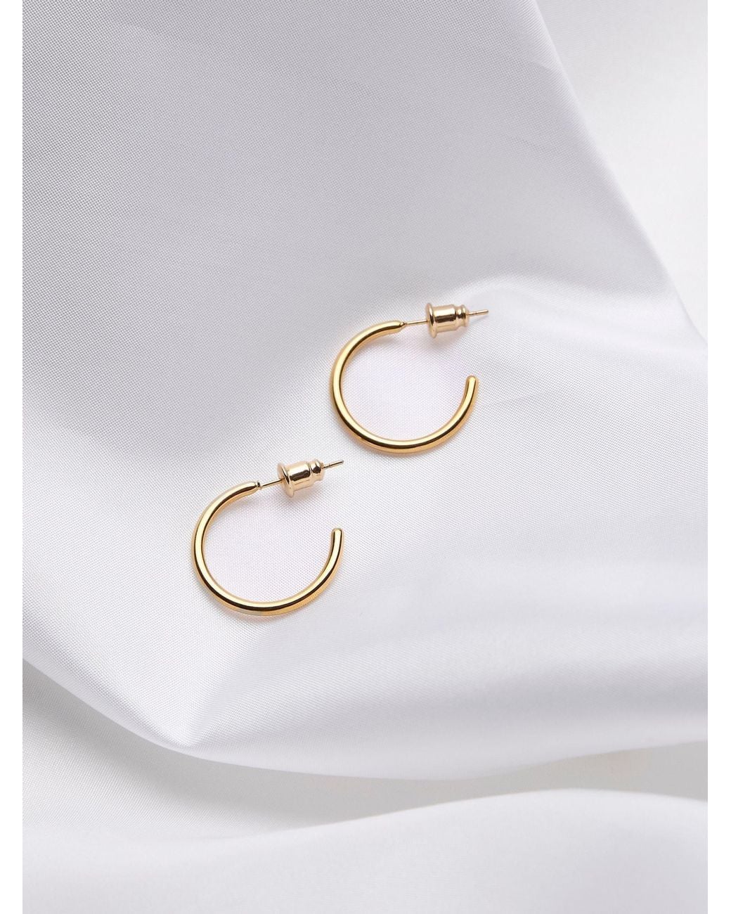 FatFace Natural Fatface Tone Waterproof Hoop Earrings