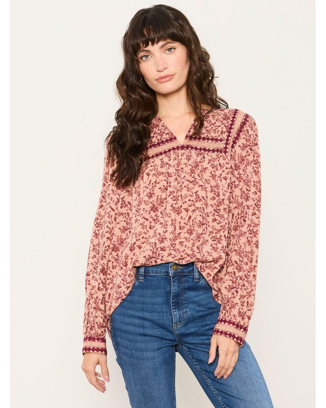 FatFace Multicolor Laurel Blouse