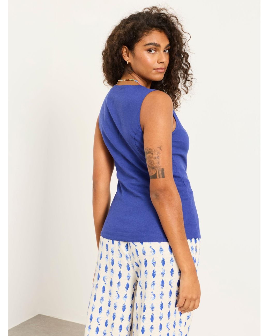FatFace Blue Fatface Indie Waistcoat