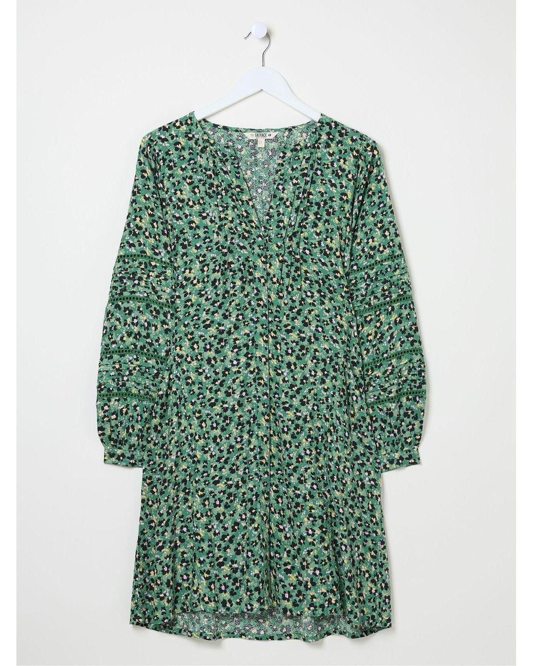 FatFace Green Joanna Floral Marks Dress