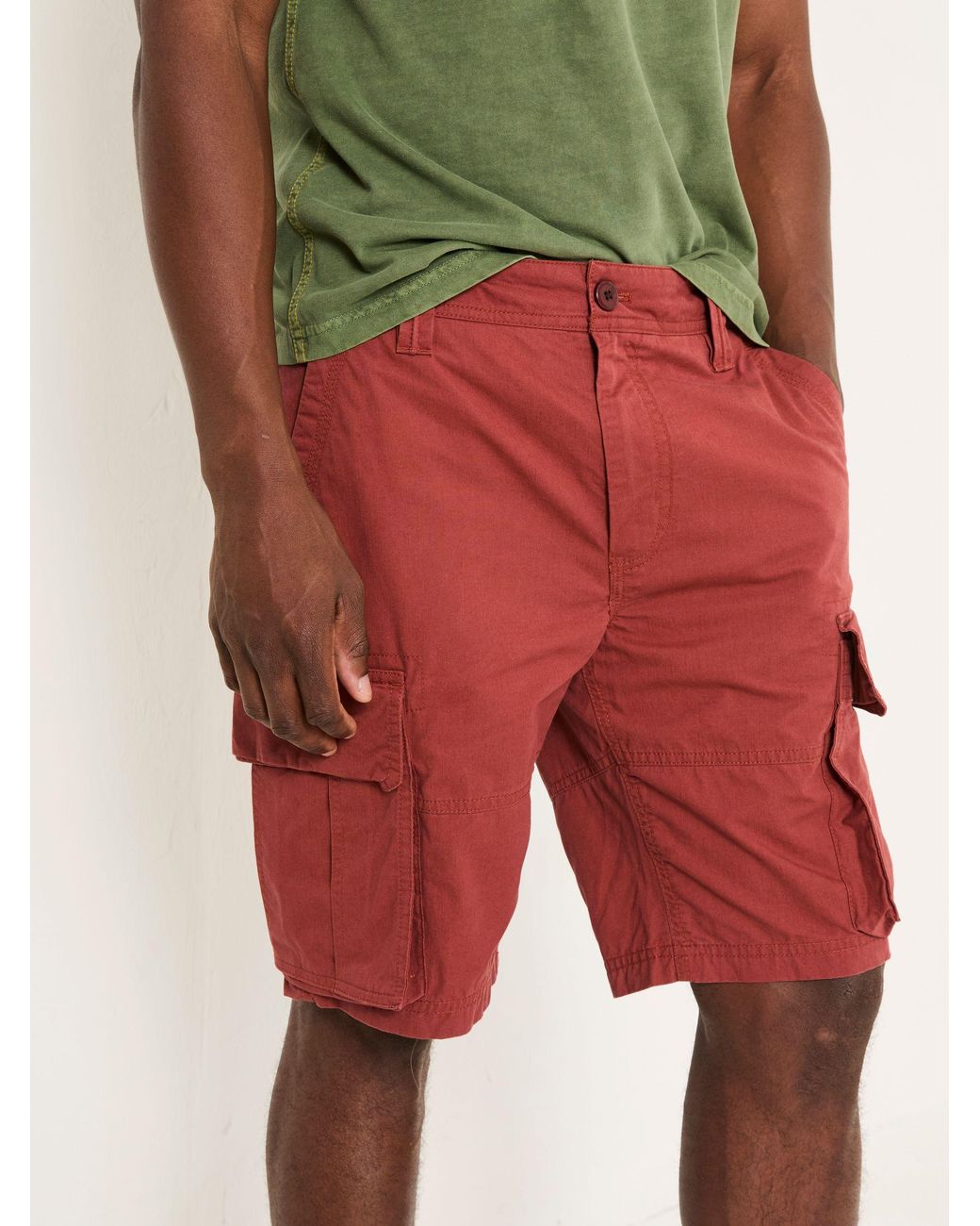 FatFace Green Bude Cargo Shorts for men