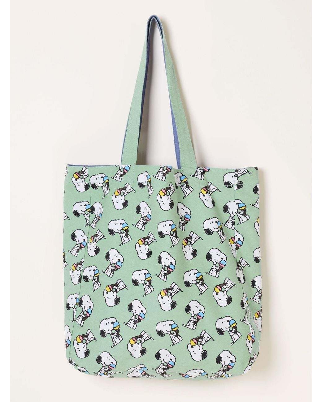 FatFace Blue Fatface Summer Snoopy Reversible Tote Bag