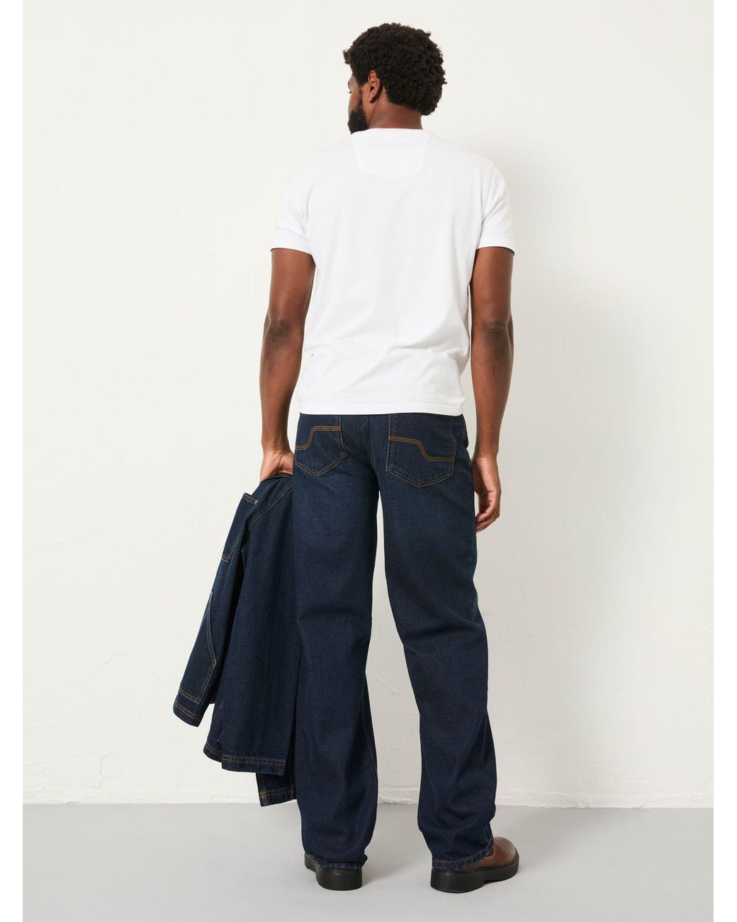 FatFace Blue Loose Fit Jeans for men