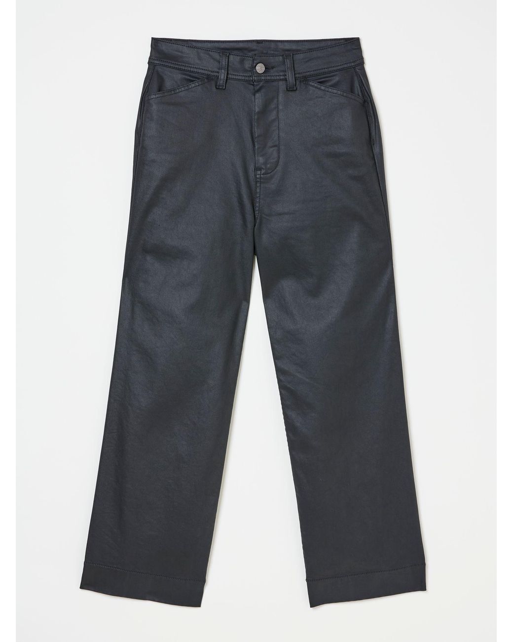 FatFace Gray Dark Skies Keswick Coated Trousers