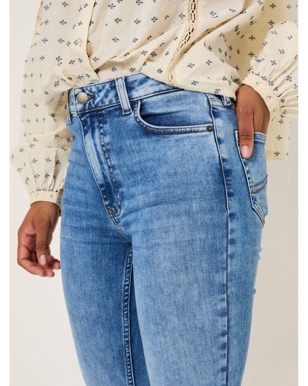 FatFace Blue Harlow Highwaist Skinny Jeans
