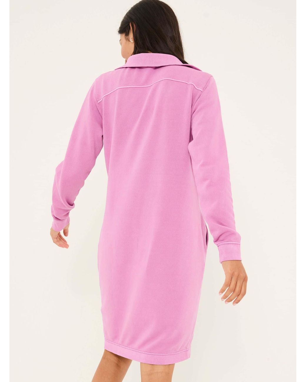 FatFace Pink 100% Cotton Willa Sweat Dress