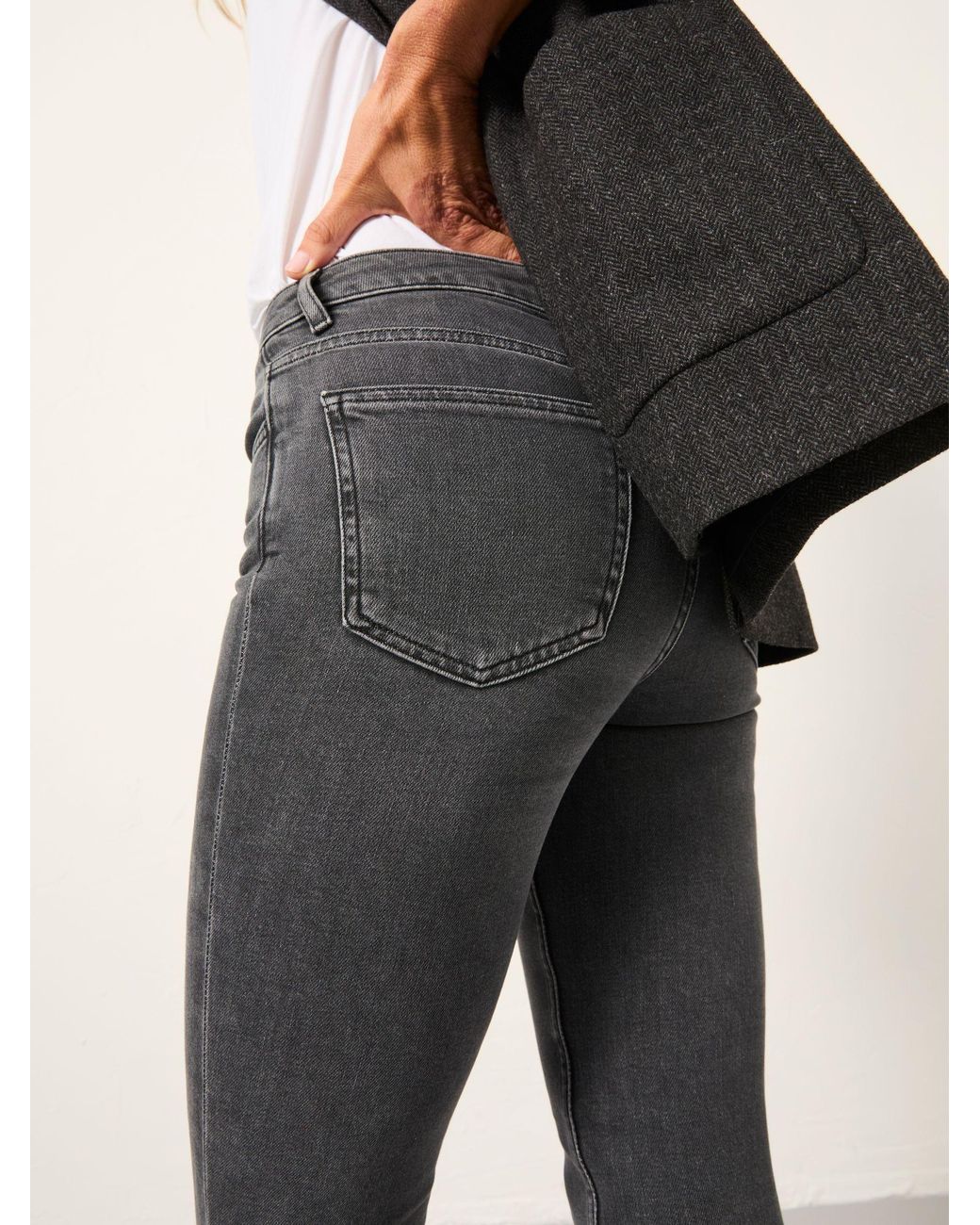 FatFace Black Sadie Slim Leg Jean