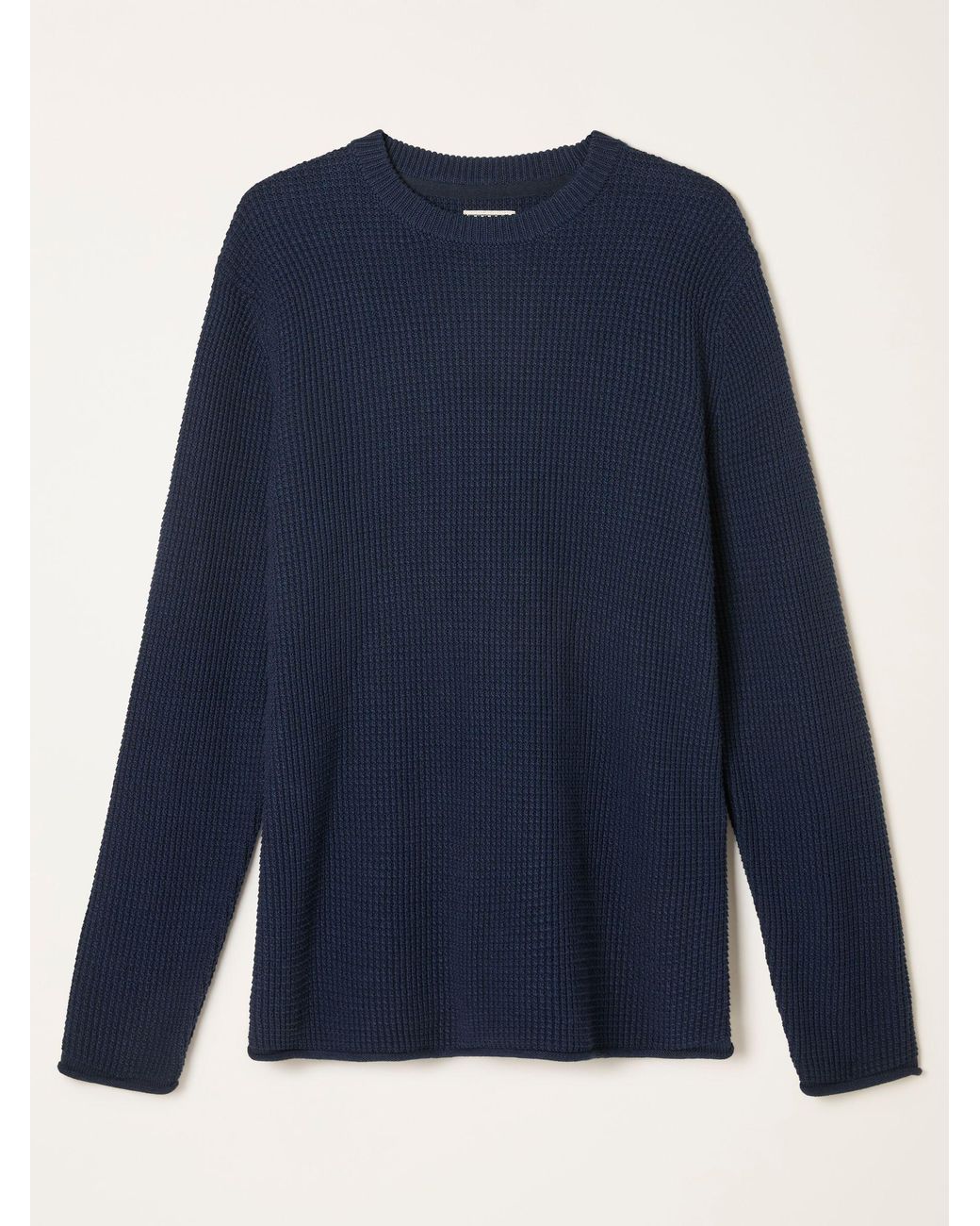 FatFace Blue Penrith Crew Neck Knitted Jumper for men