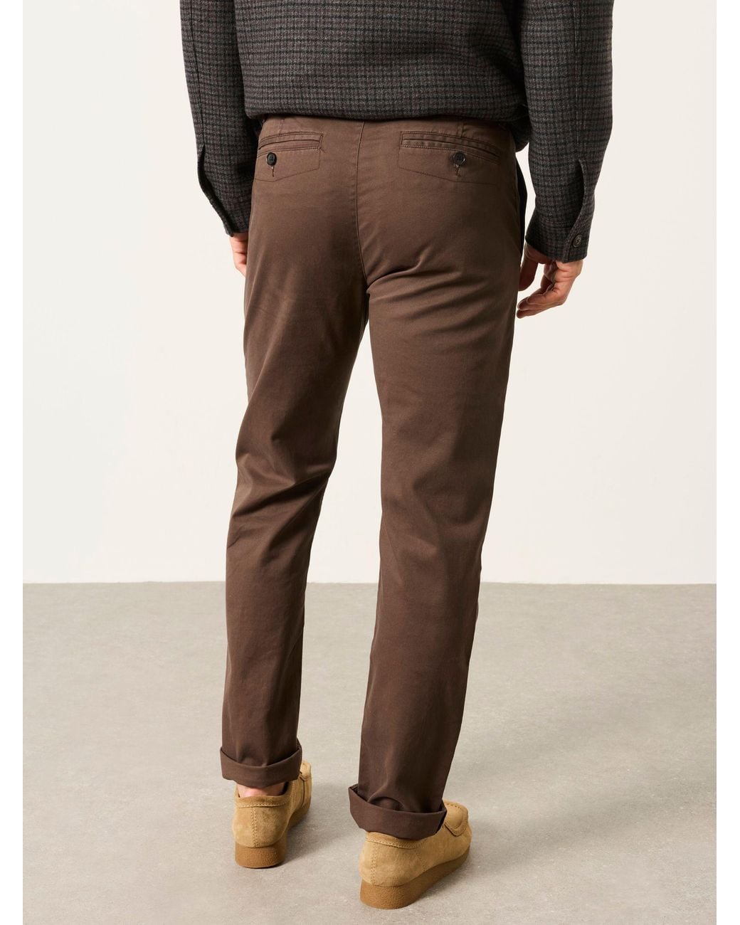 FatFace Brown Carbis Straight Fit Chinos for men