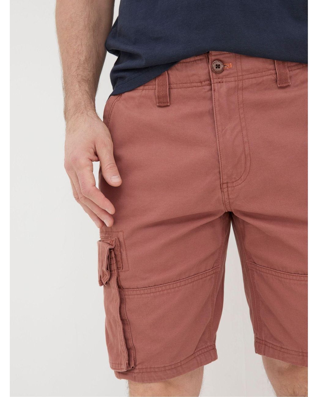 FatFace Blue Breakyard Cargo Shorts for men