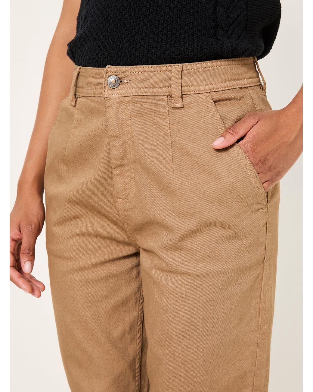 FatFace Natural Fatface Aspen Stone Chino Trousers