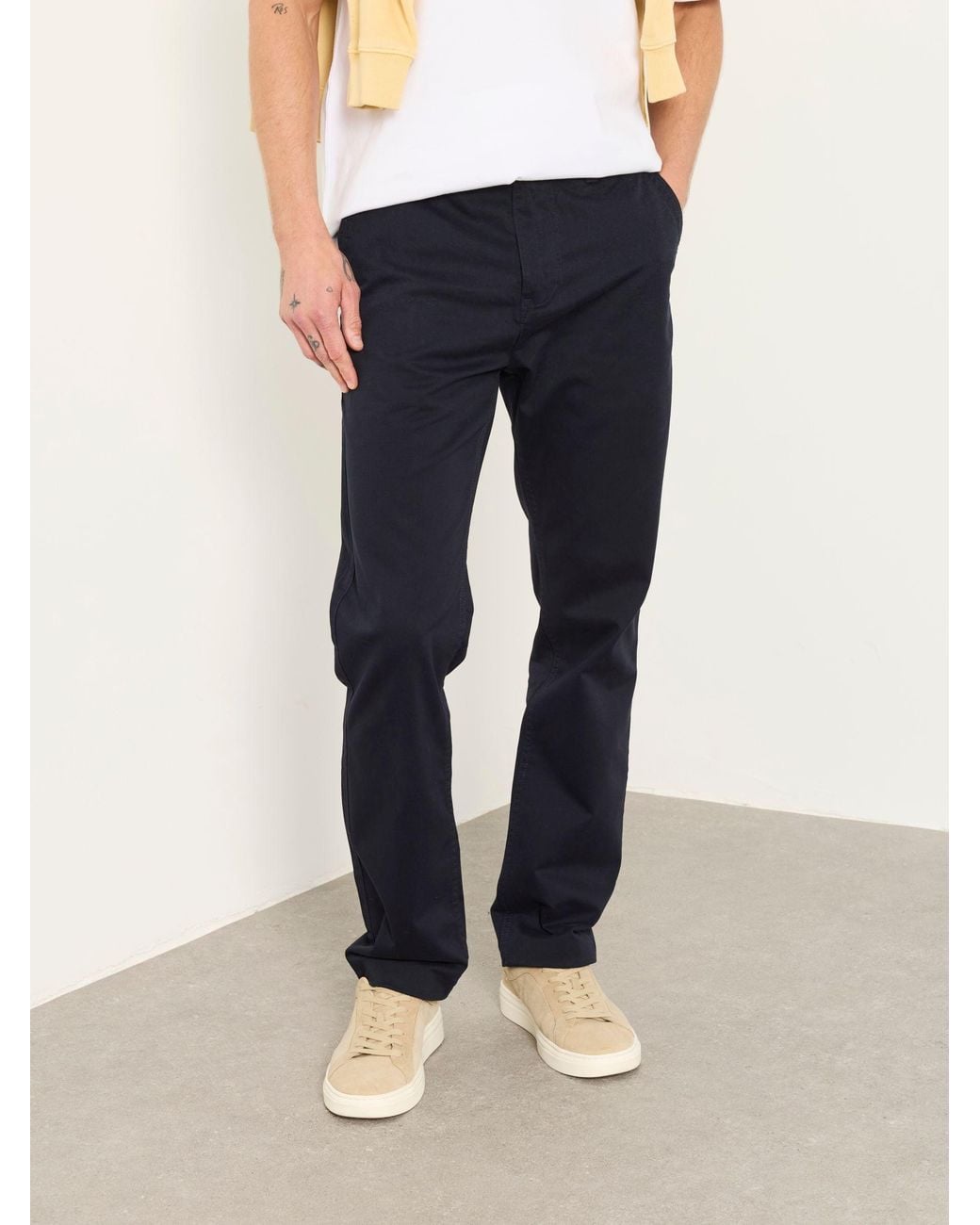 FatFace Blue Fatface Carbis Straight Fit Chinos for men