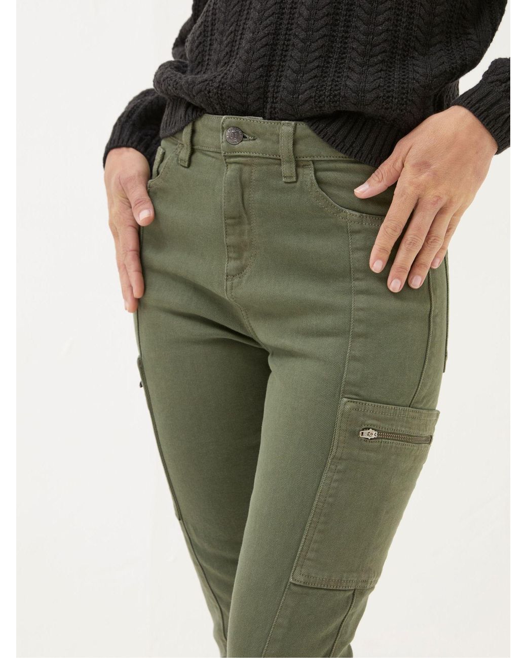 FatFace Green Malvern Cargo Trousers