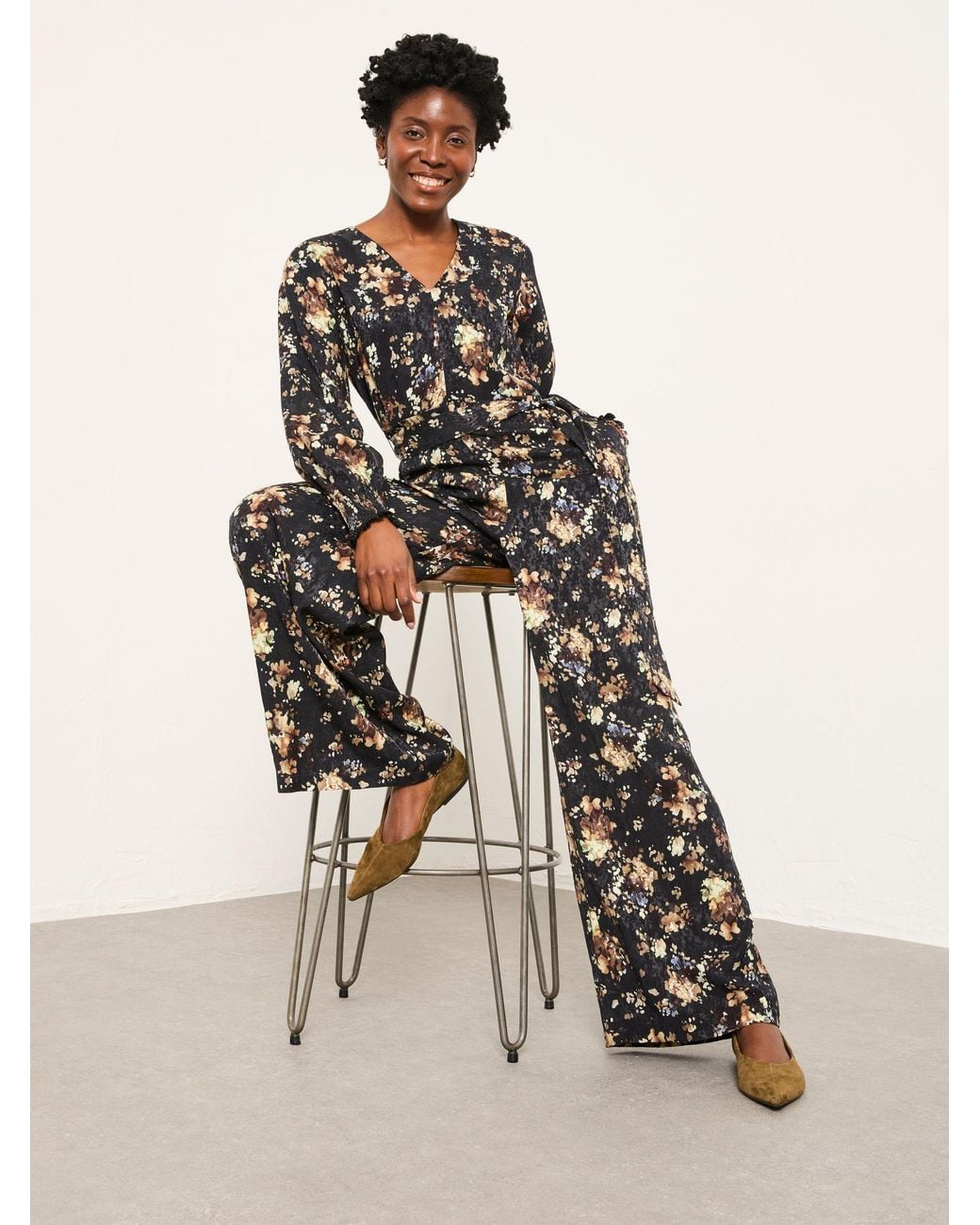 FatFace Natural Fionn Petite Jumpsuit