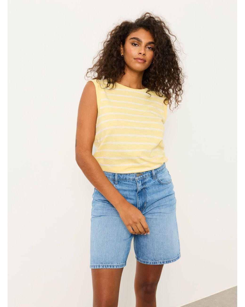 FatFace Blue Tia Jersey Tank