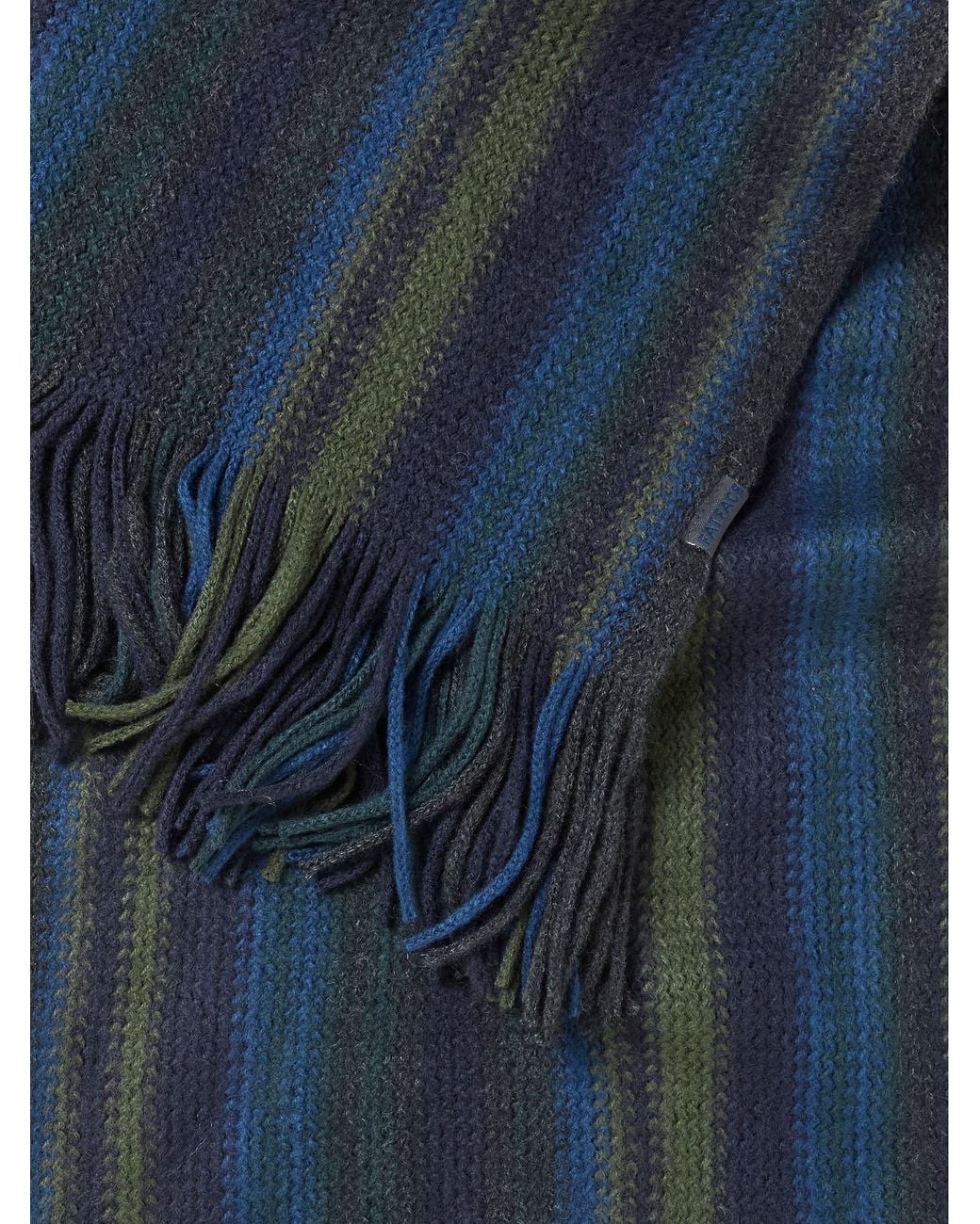 FatFace Blue Fatface Vertical Stripe Scarf for men