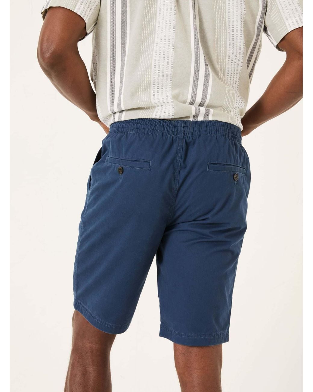 FatFace White Seaton Pull On Shorts for men