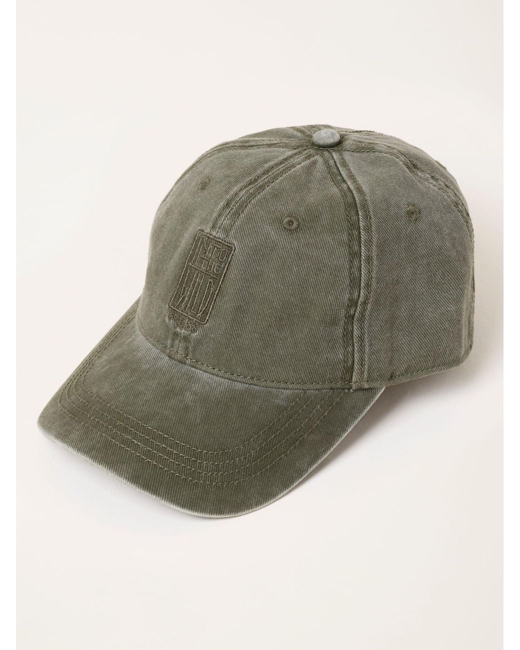 FatFace Green Fatface Khaki Embroidered Baseball Cap for men