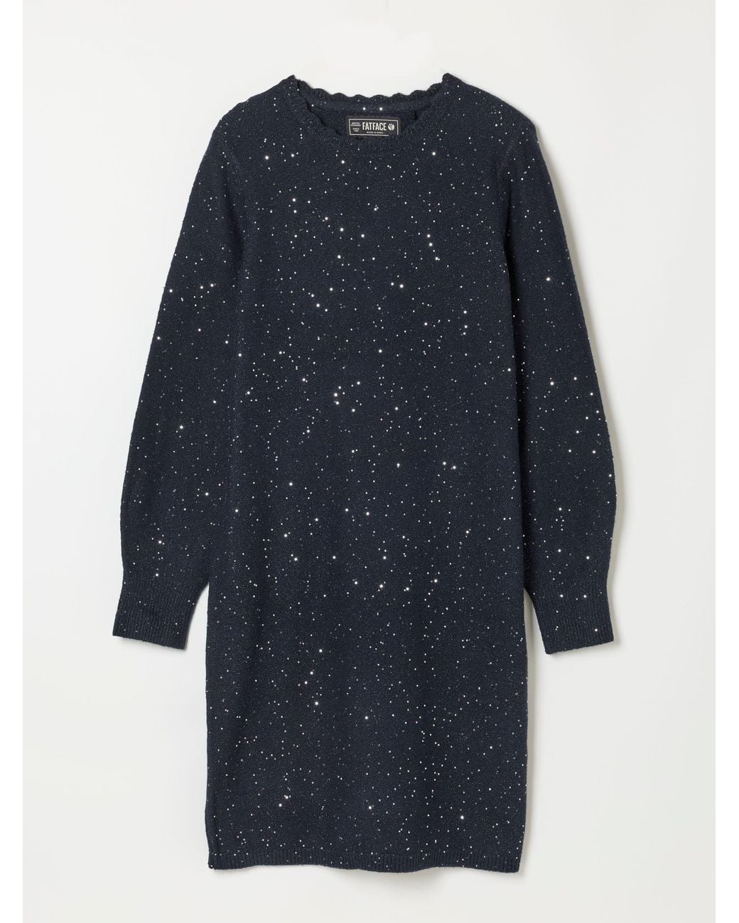 FatFace Blue Skylar Knitted Dress