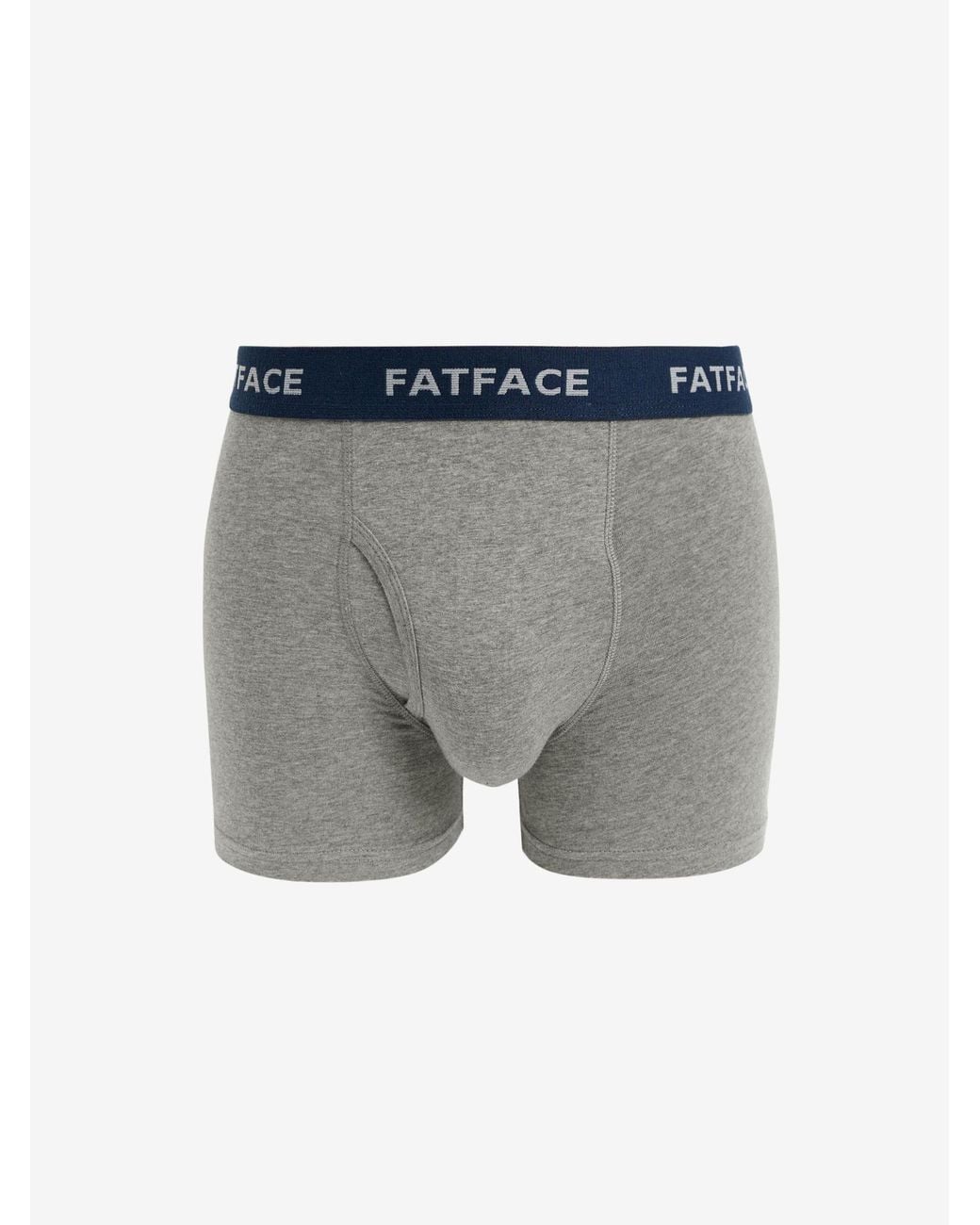 FatFace Green Plain Boxers 2 Pack for men
