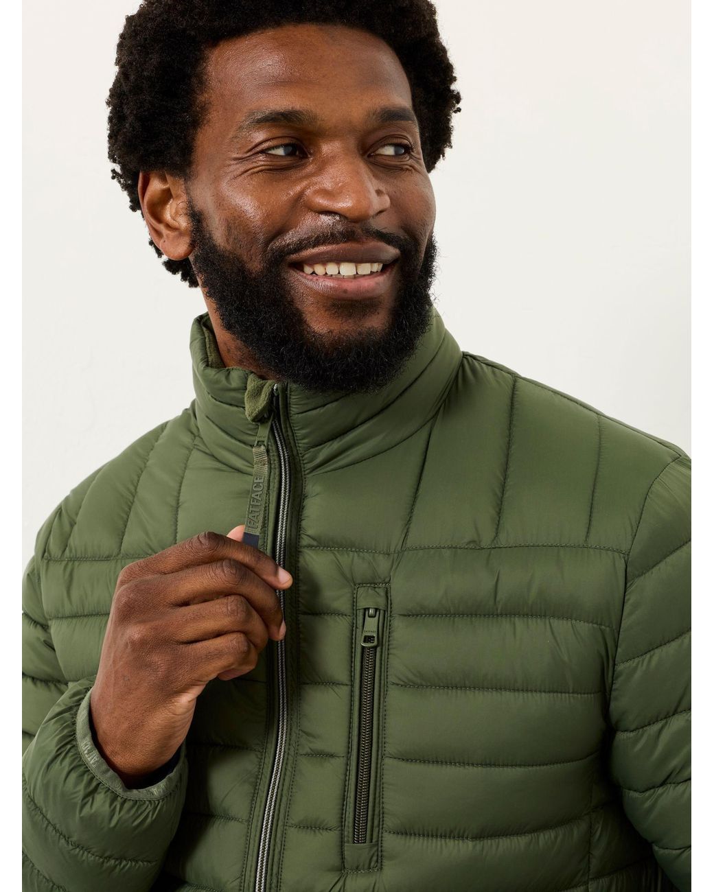 FatFace Green Dartmouth Padded Jacket for men