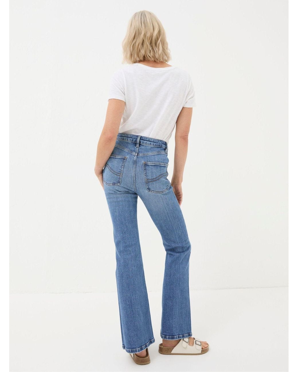 FatFace Blue Farah Flare Jeans