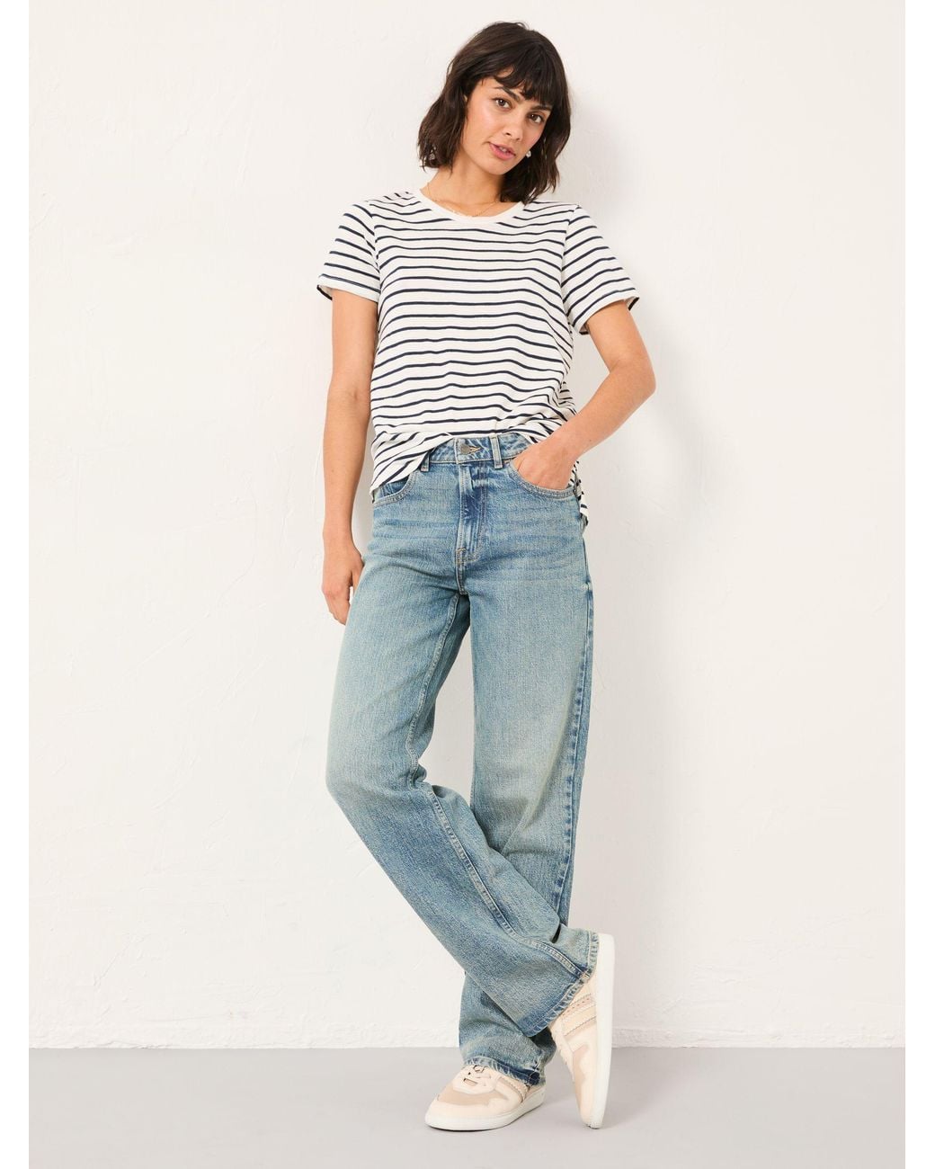 FatFace Blue Filby Relaxed Straight Jeans