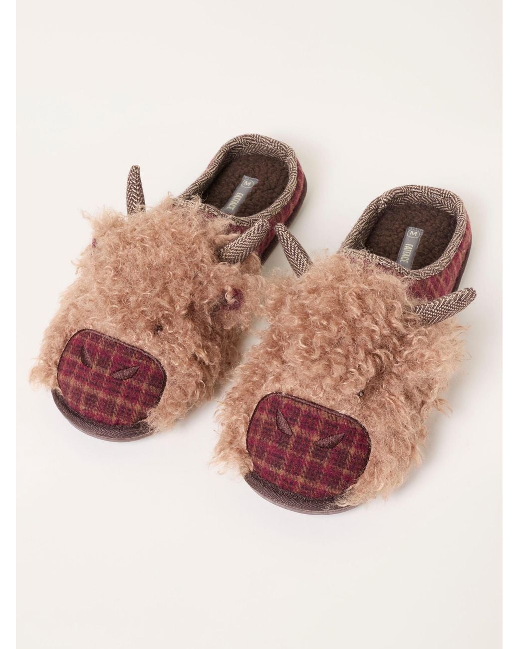 FatFace Pink Novelty Mule Slipper for men