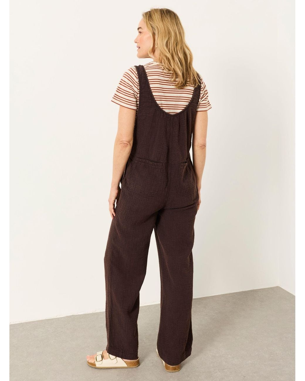 FatFace Natural Raffles Jumpsuit