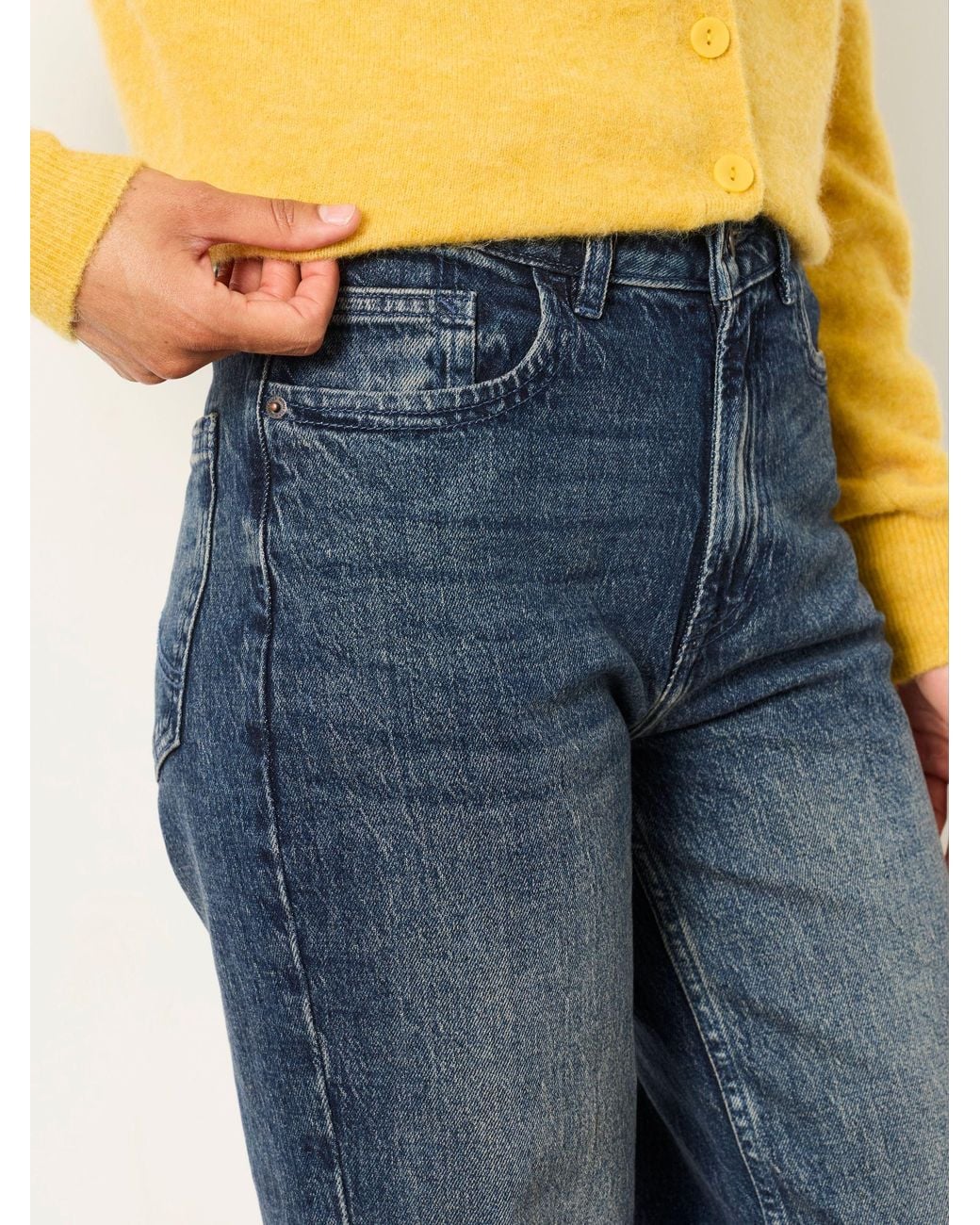 FatFace Blue Filby Relaxed Straight Jeans