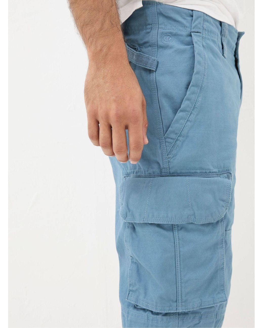 FatFace Blue Breakyard Cargo Shorts for men